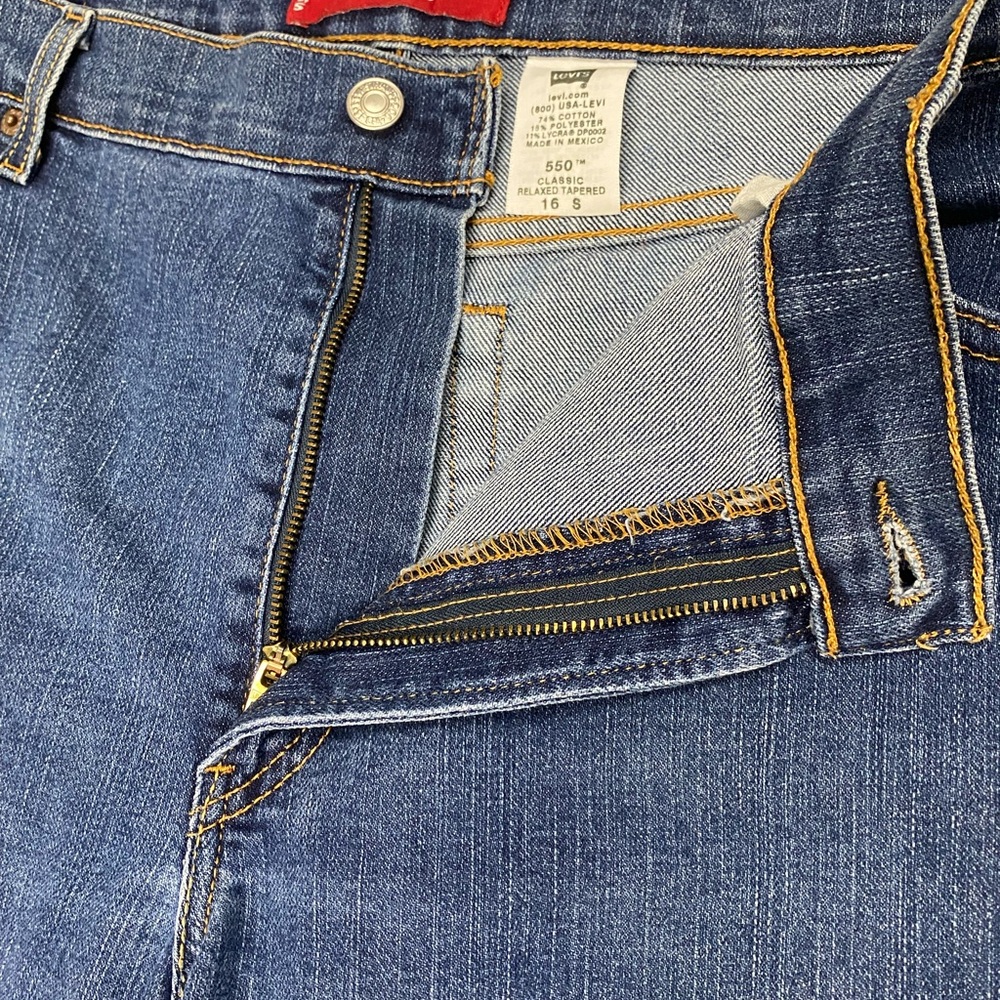 Levi’s classic relaxed stretch 550 size 16 short - Picture 5 of 11